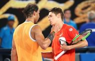 2019 Australian Open - Nadal (L) and Alex De Minaur
